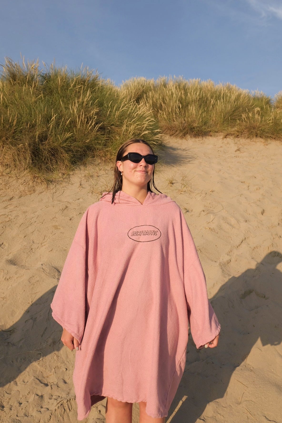 Oversized Changing Robe - Baby Pink