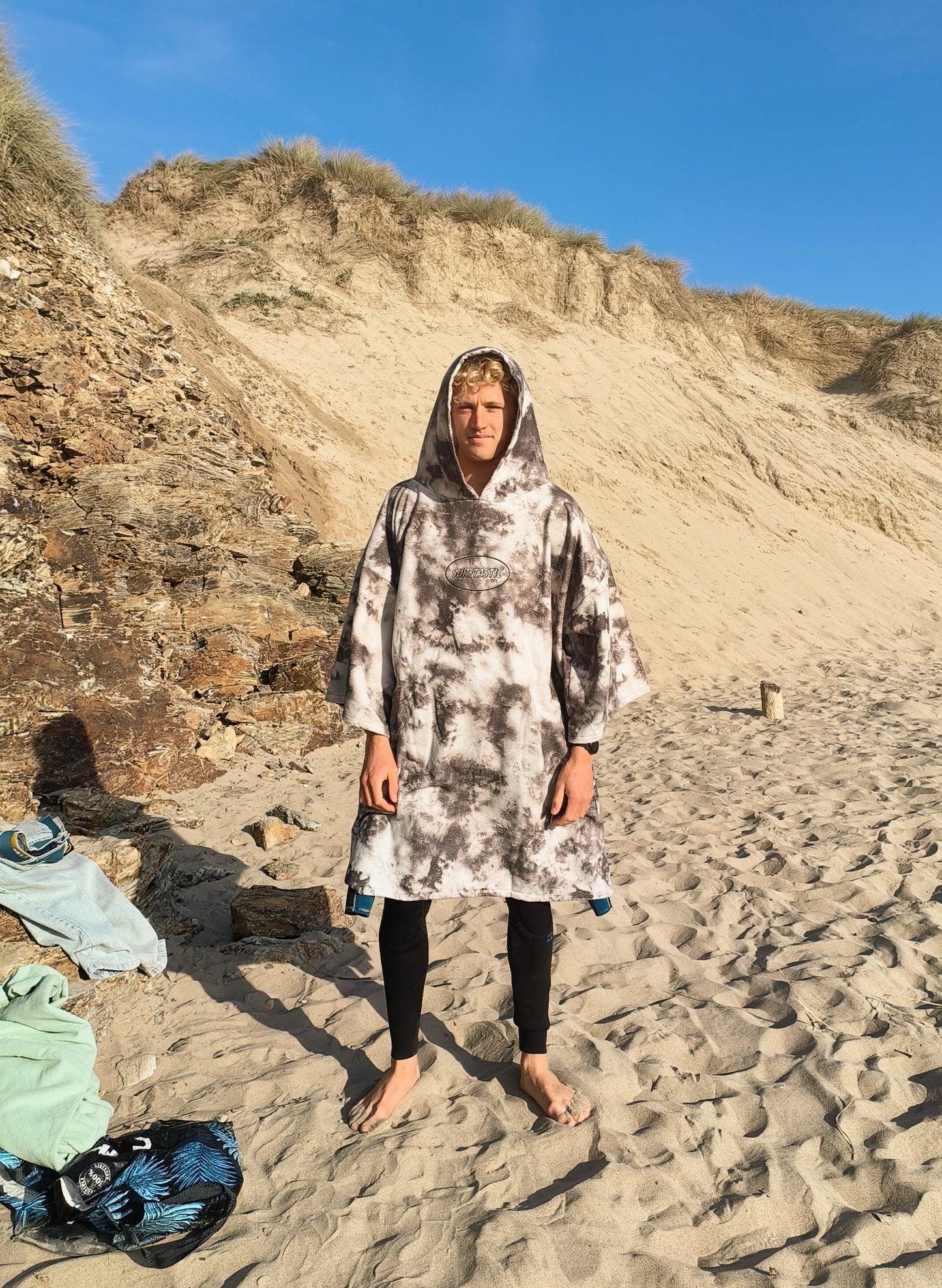 Oversized Changing Robe - Acid Wash