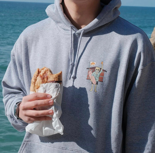 Pasty Shack Hoodie - Stone Grey