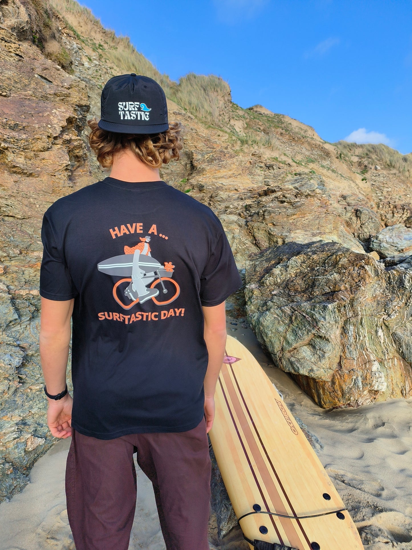 Have a Surftastic day! T-shirt - Black